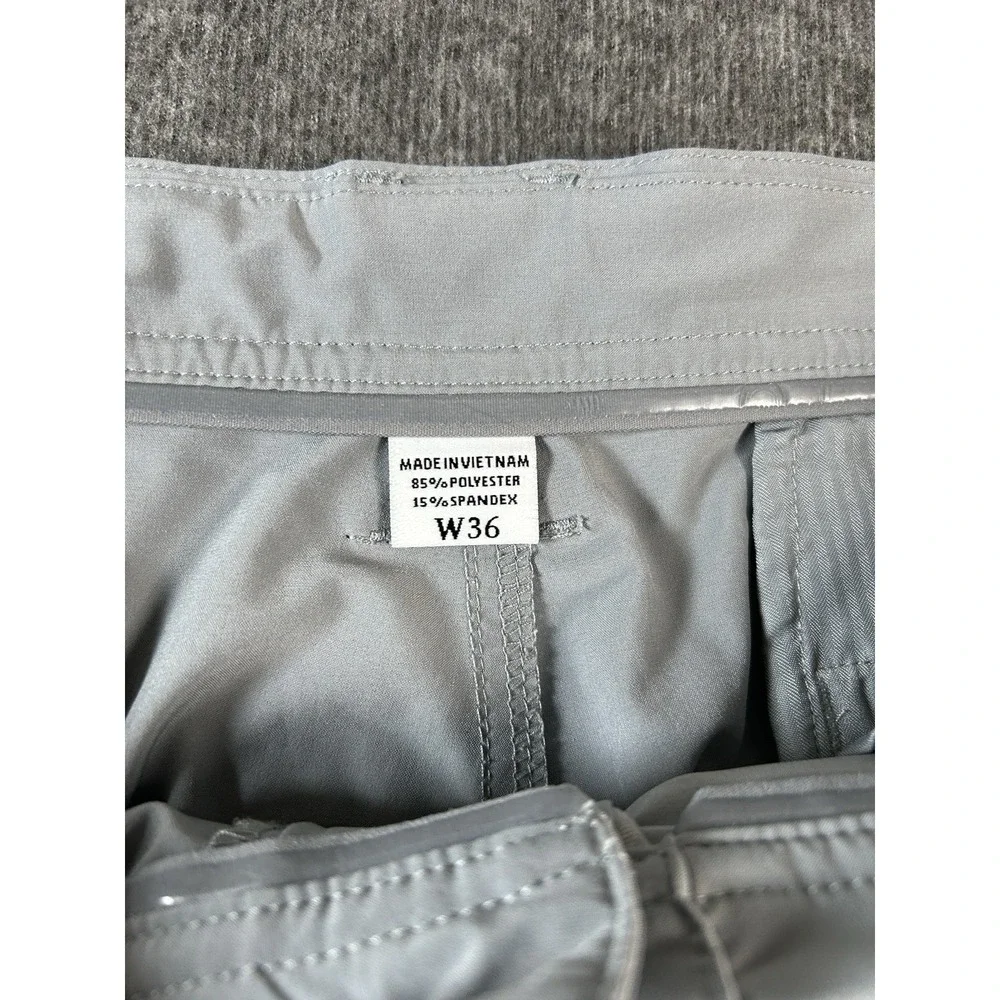 FootJoy Shorts Mens 36 Gray Golf Performance Lightweight Stretch Casual Flat Fro